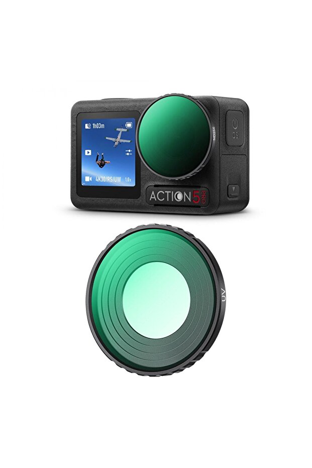 UV Filtre ( DJI Osmo Action 4/5 Pro uyumlu ) - 1