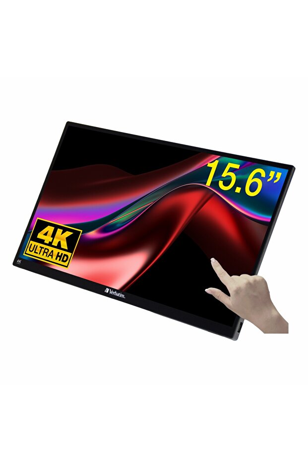 PMT-15-4K 15.6" 60Hz 6Ms HDMI+USB-C HDR UHD FreeSync IPS Taşınabilir Dokunmatik Monitör - 2