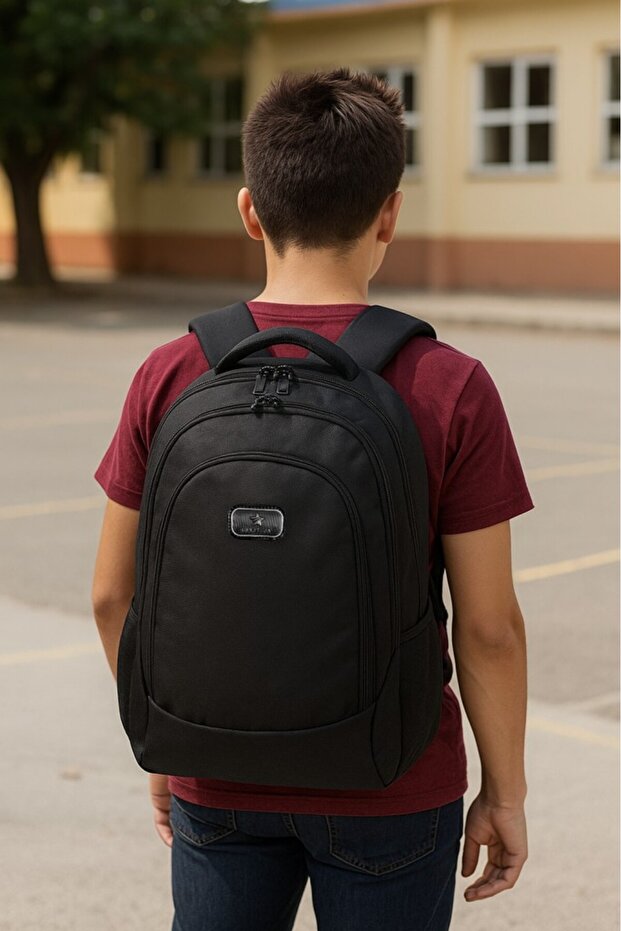ثلاثة أقسام للمدرسة وحقيبة الظهر - 5