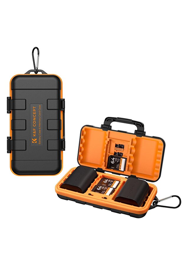 Kart ve Pil Kutusu ( 4 SD Kart - 2 Batarya ) - 1