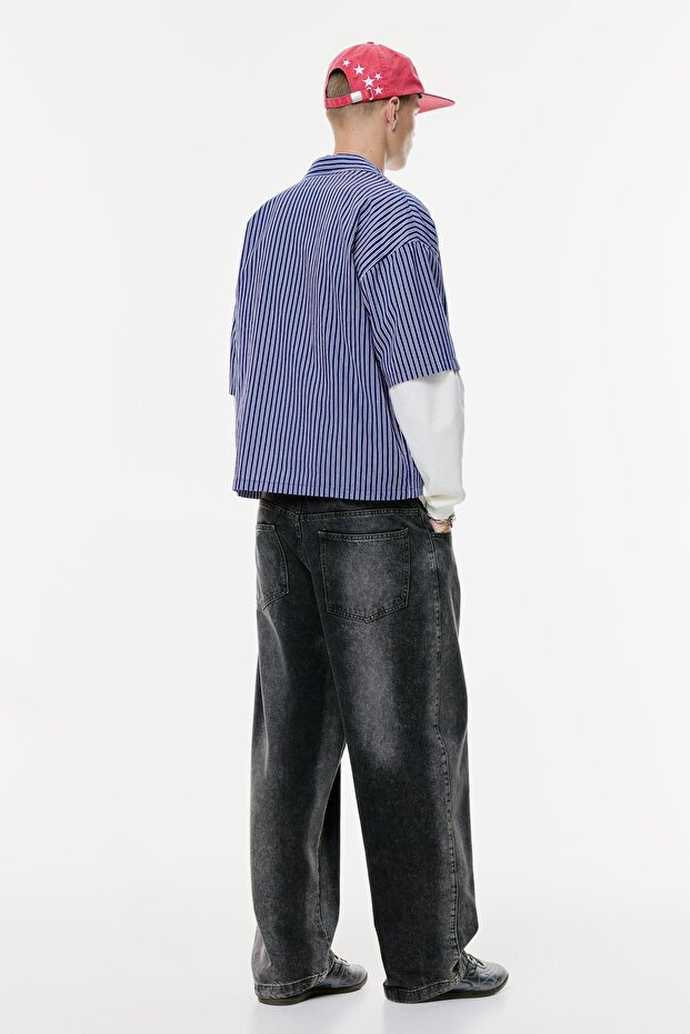 STWD Keten Çizgili Gömlek - 5