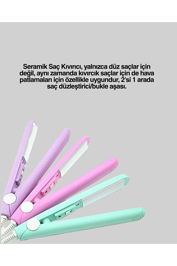 أداة تجعيد الشعر القصيرة بنظام زنبركي مع إعداد تلقائي للطاقة - تشكيل الشعر دون الشد أو التمزق - 5