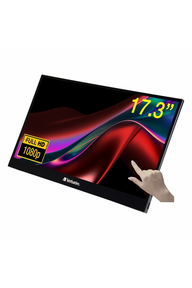 PMT-17 17.3" 60Hz 6Ms HDMI+USB-C HDR FullHD FreeSync IPS Taşınabilir Dokunmatik Monitör - 2