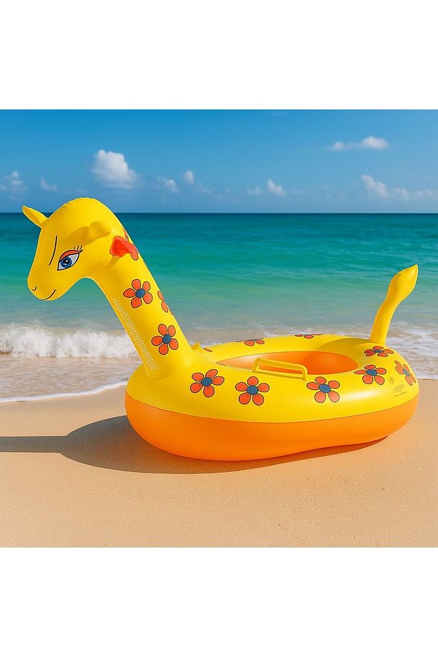 Çocuk Deniz Simidi Unicorn Renkli Oturakli Tutucakli - 3