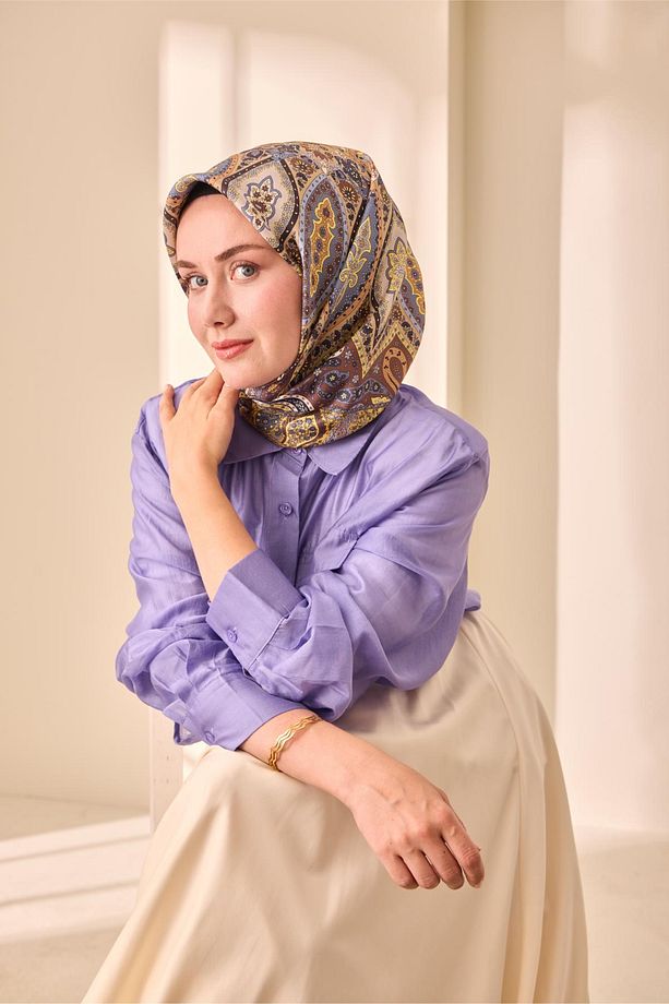 Twill İpek Eşarp 11476-37 - 6
