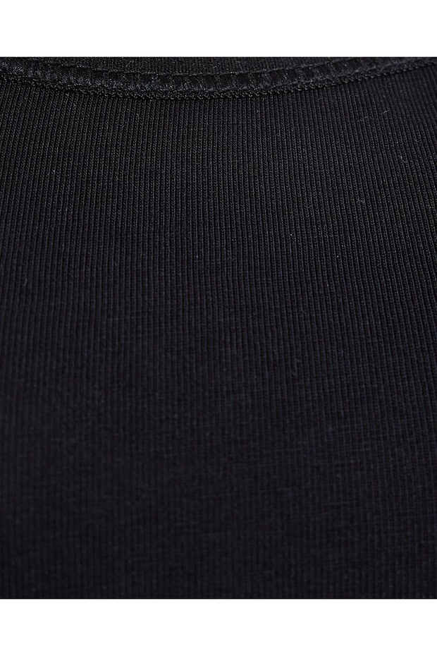 Solid Bonded Bra with Scoop Neck - 5