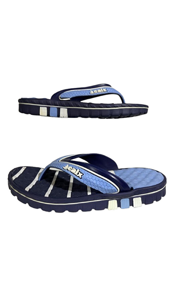 شبشب رجالي للمشي اليومي على الشاطئ باللون الأزرق الداكن
