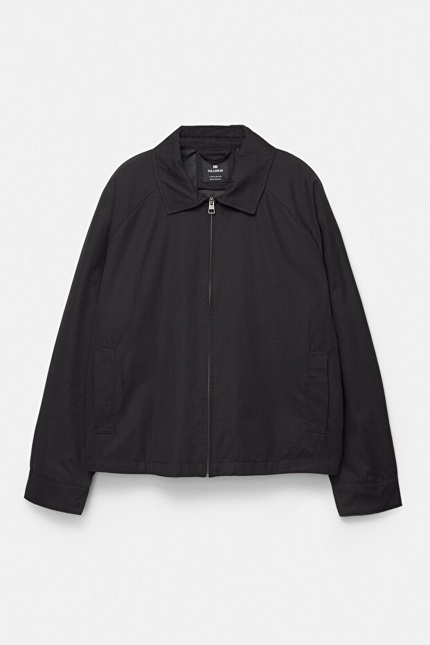 Fermuarlı Pamuk Ceket - 6