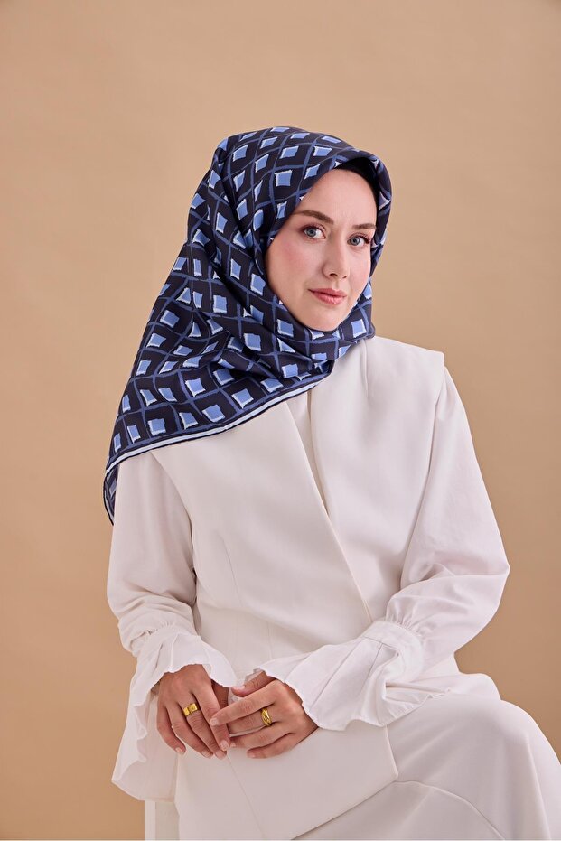 Twill İpek Eşarp 11474-26 - 1