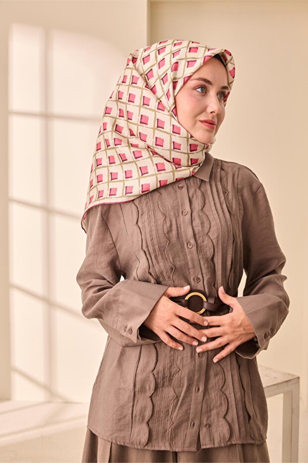 Twill İpek Eşarp 11474-07 - 6