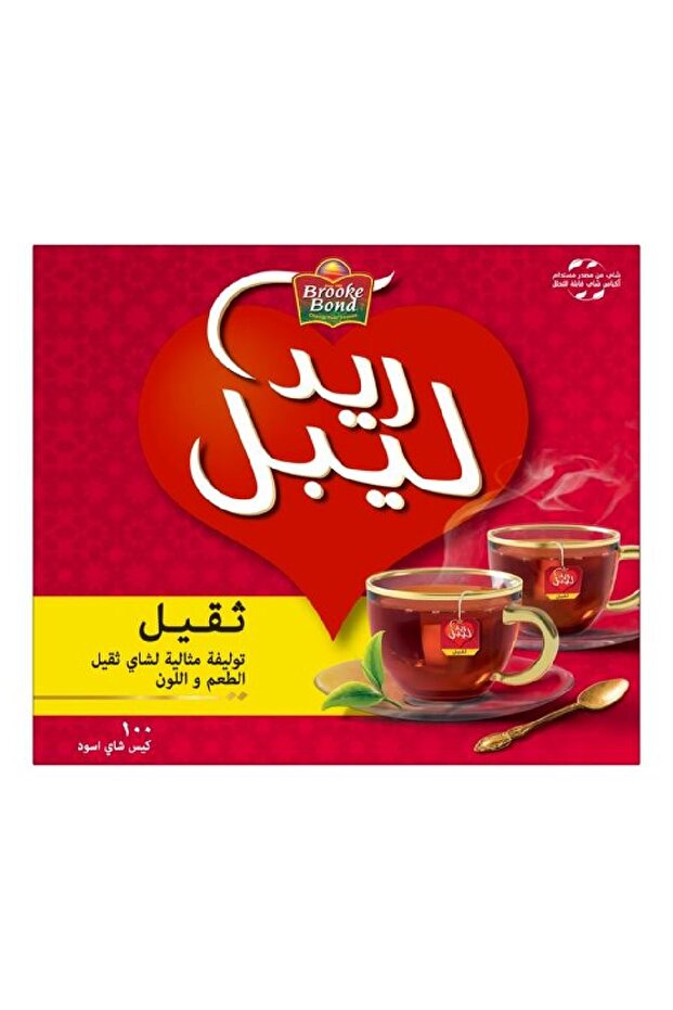شاي أسود ريد ليبل، 100 كيس شاي