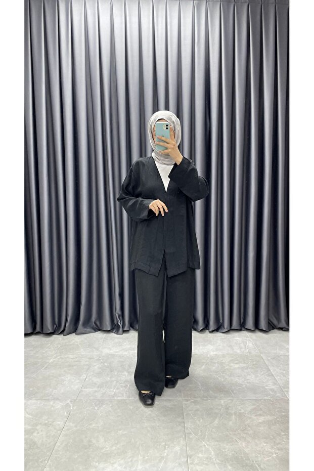 مجموعة مزدوجة مع تفاصيل الزر - 1