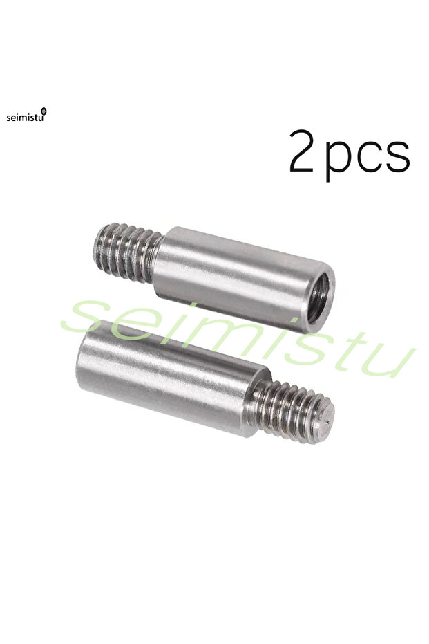 2 pcs extensions Arcade Joystick 1.5cm Extender Shaft M6 Screw Knob Game Command Stick Extension Sei - 1