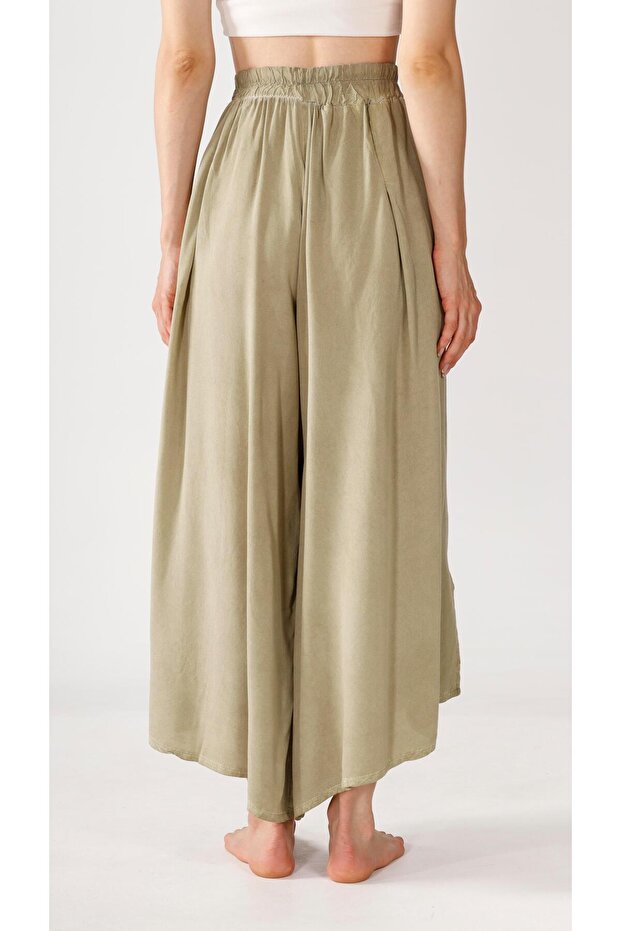 Keten Şalvar Etek - 5