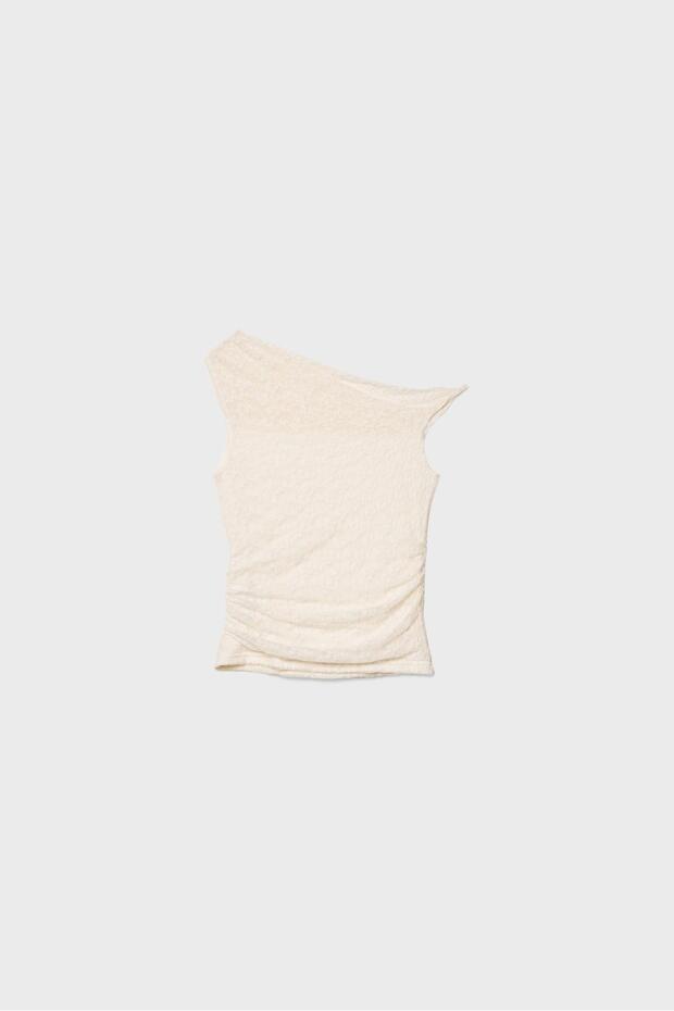 Dantelli Asimetrik Üst - 6