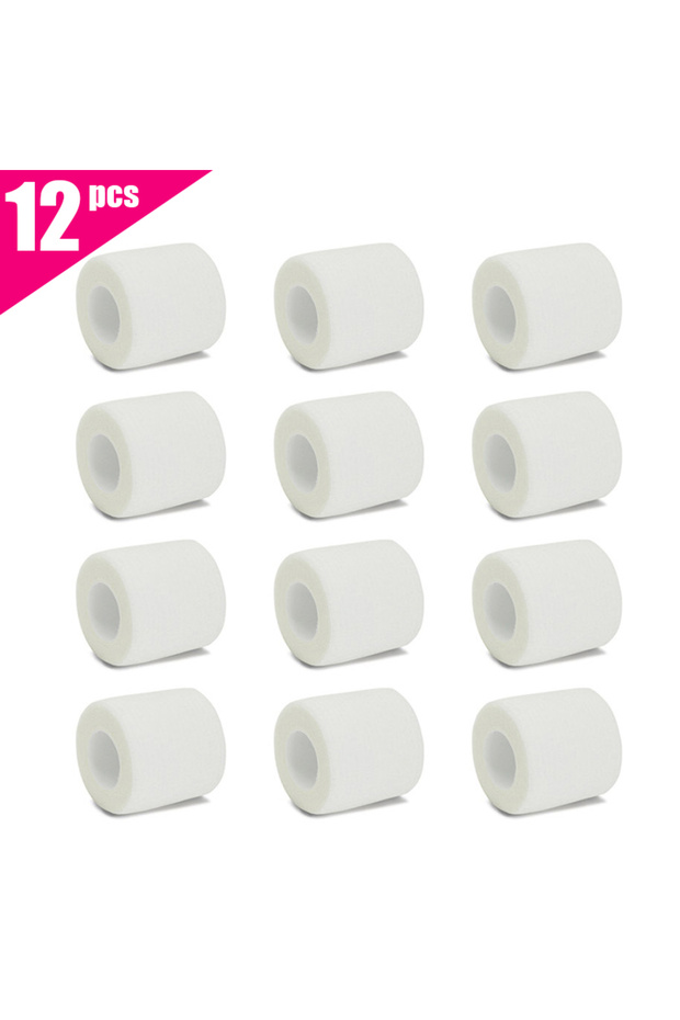 12pcs 6pcs/12pcs/24pcs 5cm*4.5m white gauze sports bandage self-adhesive breathable elastic bandag