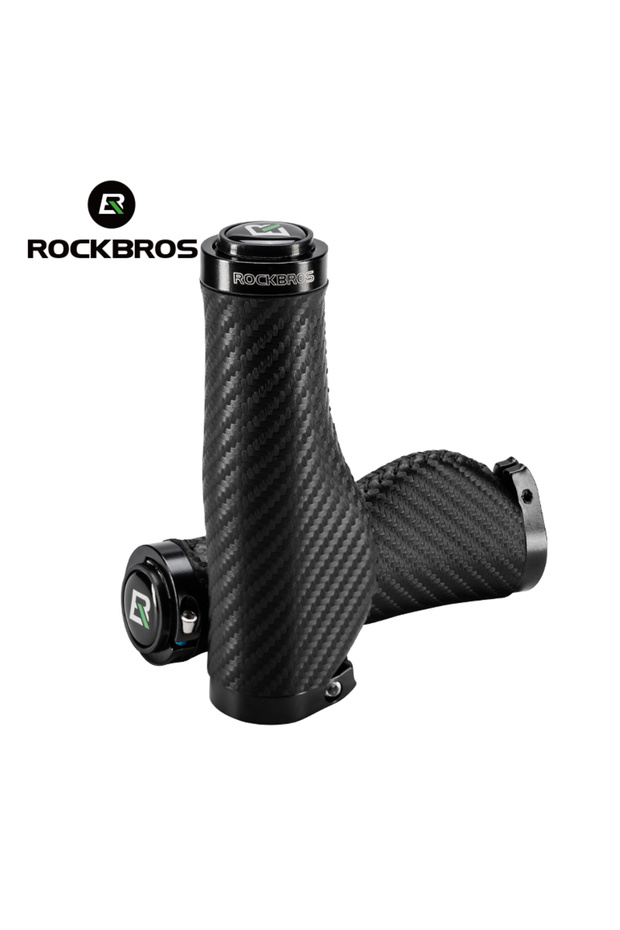 LKTW012 Cycling Grips PU Leather Aluminum Alloy MTB Mountain Bike Handlebar Grips