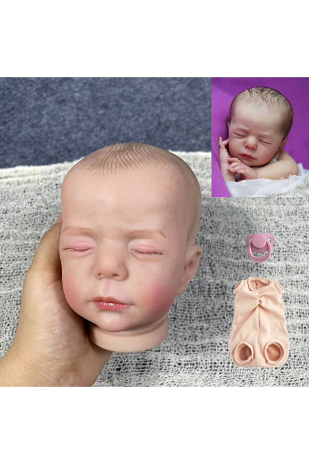 With Cloth Body Painted Doll Kit New 19 Inch Painted Reborn Doll Kit Luise With Engraved Name and Cl