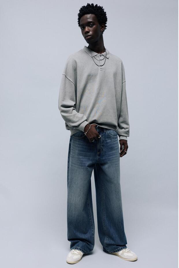 Geniş paça jean - 1