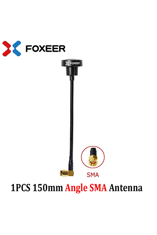 1PCS Angle SMA FOXEER Pagoda PRO 150mm 5.8GHz 3dBi Omni FPV Antenna RHCP SMA for RC Freestyle FPV Ra