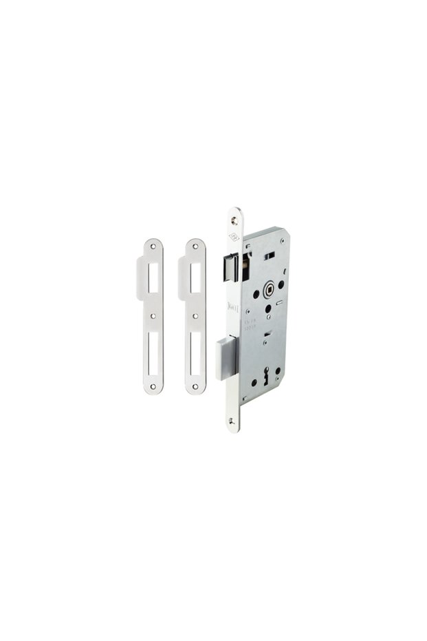 Kale 141-R Interior Door Mortise Lock 45 mm Chrome Oval