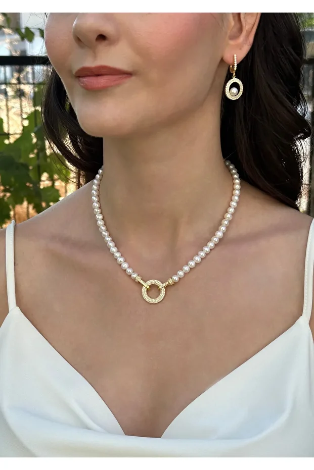 Gerçek Doğal İnci Set – ST082 - 4
