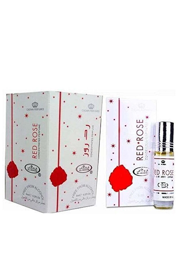 Red Rose Concentrated Perfume Roll On -6ml x 6Pcs Set