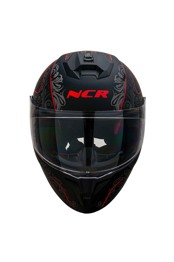 Rapid Kapalı Kask Kırmızı Desenli (Ece Belgeli) - 3