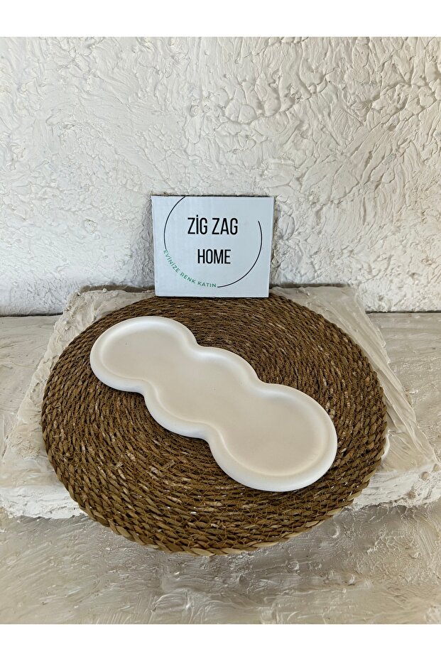 Dekoratif Bölmeli Tabak ,Tepsi , Kase ,Organizer , Çok Amaçlı ,Sunum Tepsisi - 7