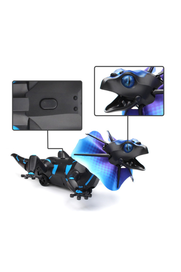 interactive toy, Lizard with infrared remote control, 4 operating modes - 4