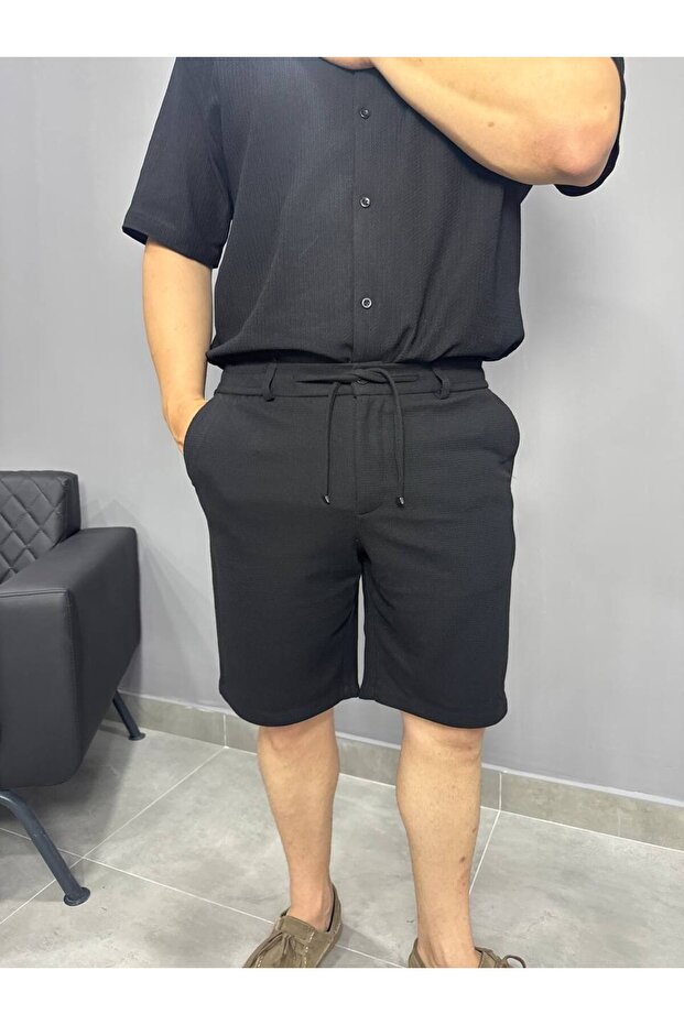 Flota Cepli Siyah Şort