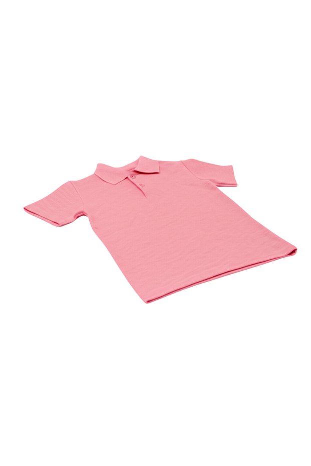 Kids Girls Boys Short Sleeve Polo Neck Fabric School T-Shirt Vr.D.K180.Ok.Y01