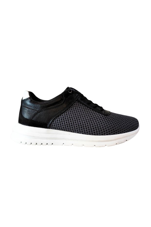Men's W Shoes Genuine Leather Handmade Half Knitwear Breathable Sneaker Shoes 25Wm0105