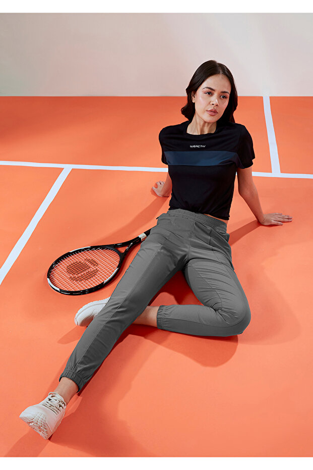 بنطال رياضي متين قابل للتمدد في اتجاهين - 1