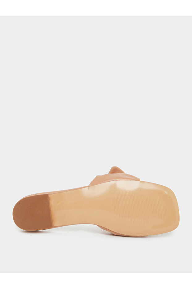 صندل مسطح مزين بفيونكة - 6