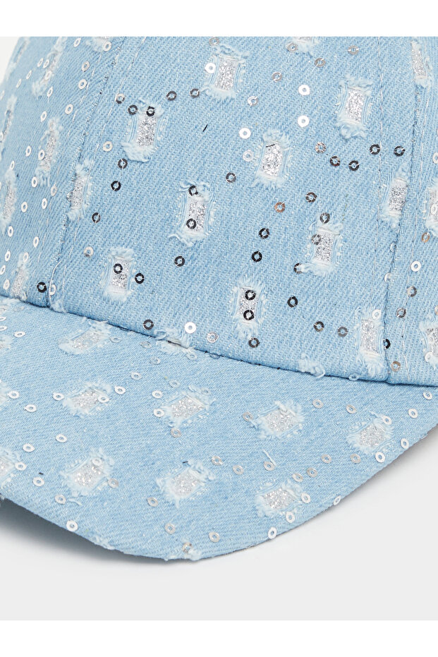 قبعة مطرزة وممزقة - 3