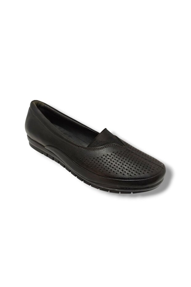 3111-20 Genuine Leather Elastic Women's Shoes