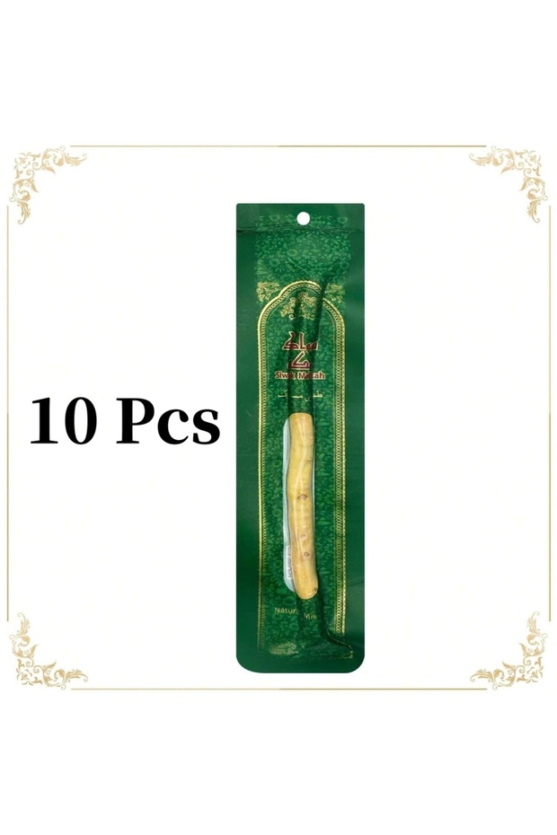 Miswak 10Pcs Creative Natural Branch Miswak Toothbrush Stick Portable Traditional Natural Toothbrush