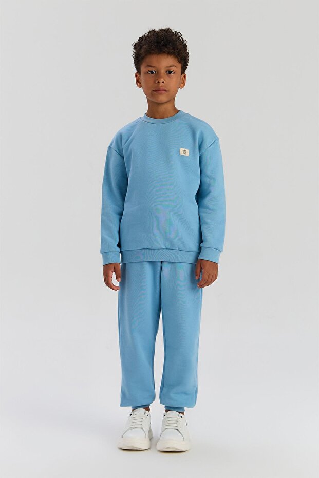 سويت شيرت أزرق للأولاد من BG Store - 1