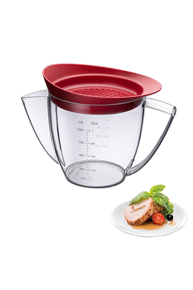 Measuring Cup with Strainer 1 Liter - 1