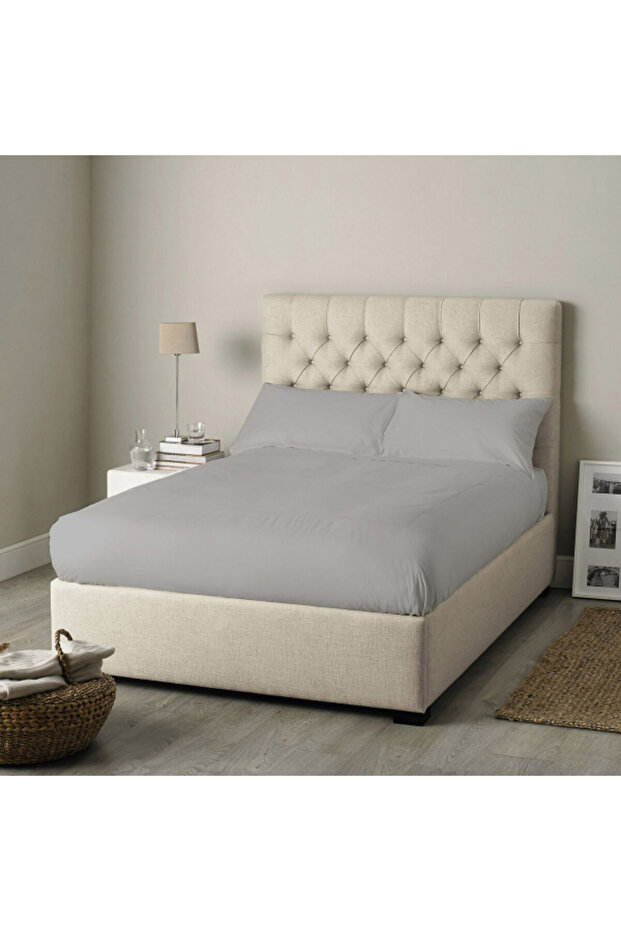 ملاءة سرير مستطيلة مقاس كوين 150×200+30 سم - 1