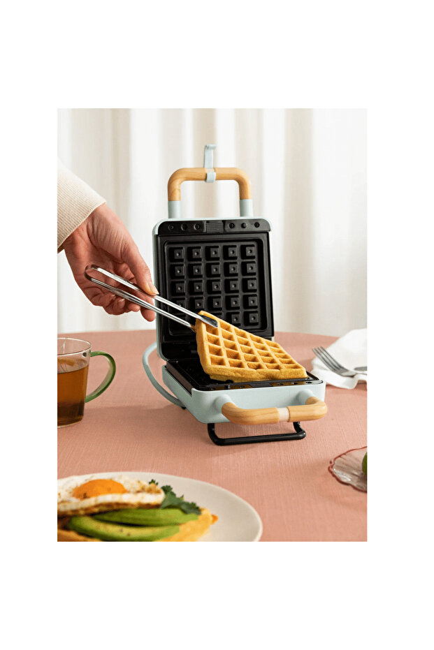2in1 waffle maker, CREATE, Stone Studio, pastel blue - 2
