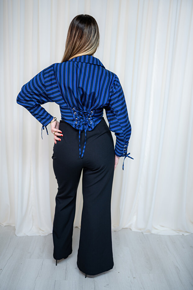 KUŞGÖZLÜ BAĞCIKLI GÖMLEK - 5