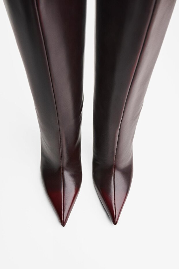 Geniş bilekli topuklu bot - 4