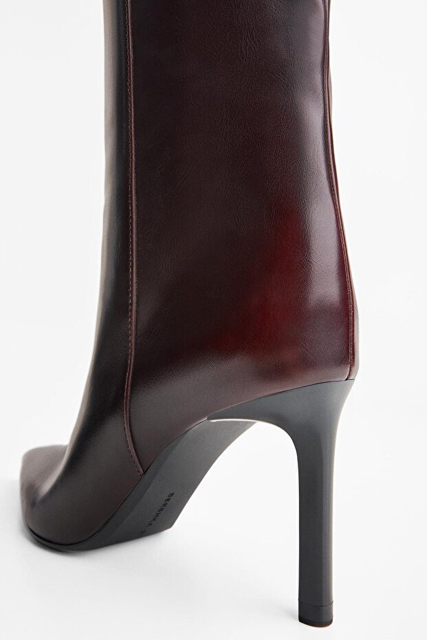 Geniş bilekli topuklu bot - 3