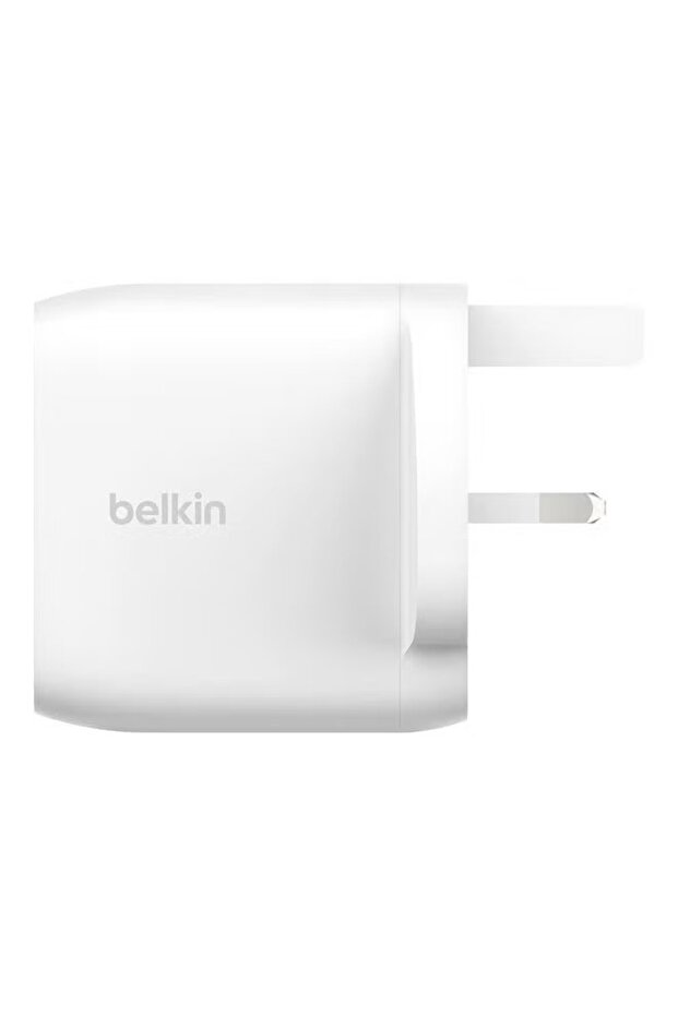 BoostCharge Dual USB-C Wall Charger with PPS 60W – Fast Charging for Apple & Android – White - 6