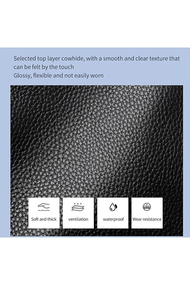 حقيبة يد جلدية مقاومة للماء - 4