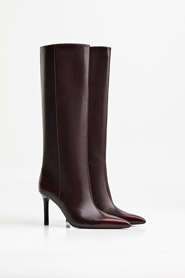 Geniş bilekli topuklu bot - 1