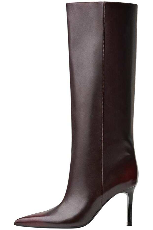 Geniş bilekli topuklu bot - 7