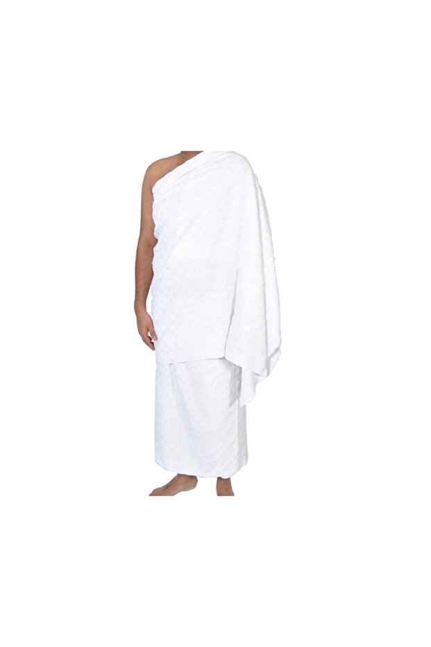 Ihram Comfortable QuickDry Microfiber Ihram for Hajj & Umrah 2 Piece Set for Men 105x210 cm